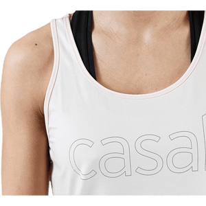 Casall - Logo Relaxed Tank Pink