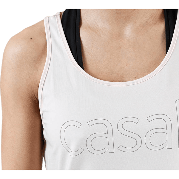 Casall - Logo Relaxed Tank Pink