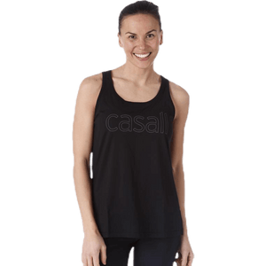 Casall - Logo Relaxed Tank Black