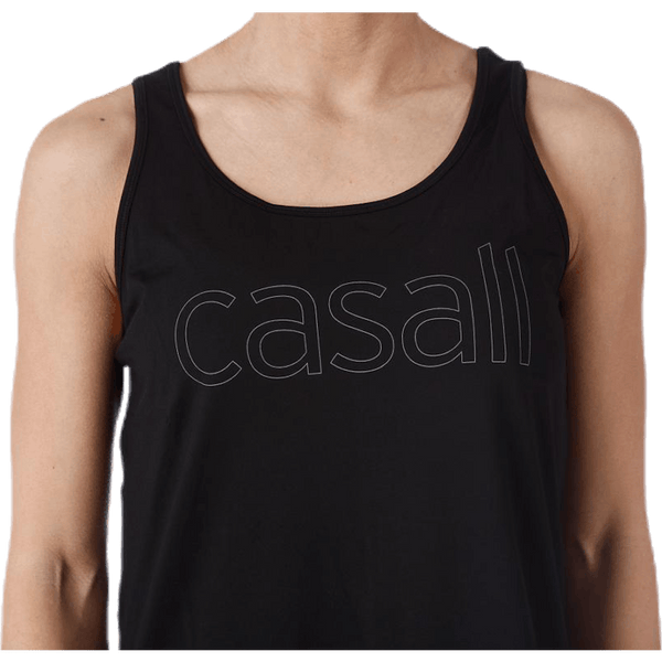 Casall - Logo Relaxed Tank Black