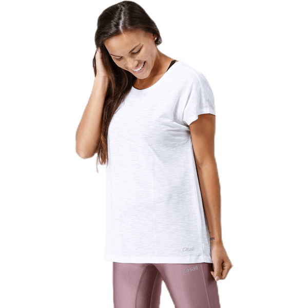 Casall - Raw Elastic Tee White