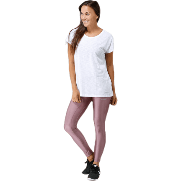 Casall - Raw Elastic Tee White
