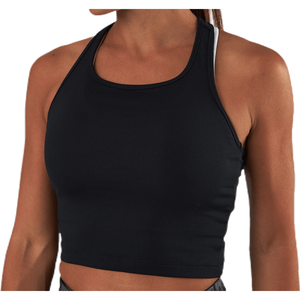 Casall - Bold Rib Crop Tank Black