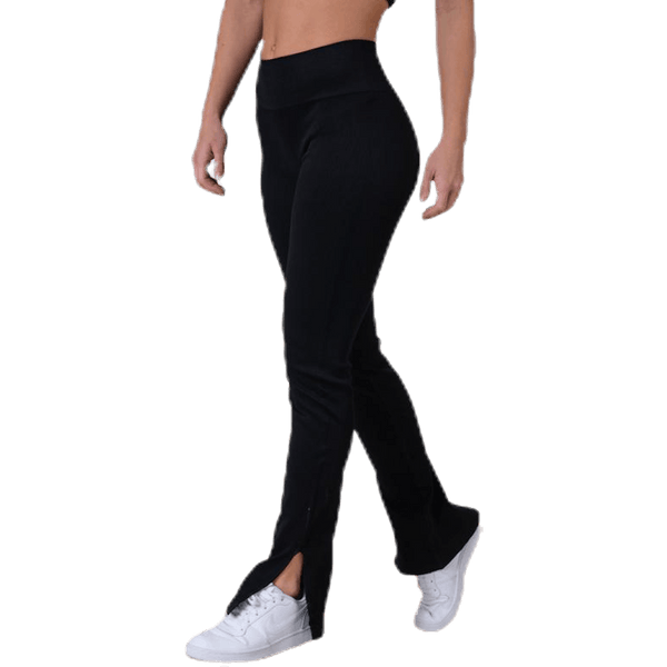 Casall - Seamless Rib Slit Pants Black