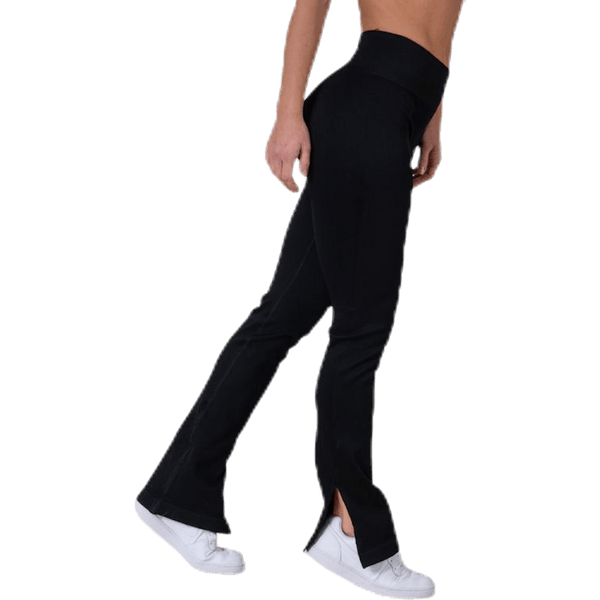 Casall - Seamless Rib Slit Pants Black