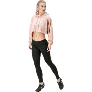 Better Bodies - Chrystie crop hoodie Pink/Beige