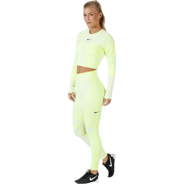 Nike - Run Tech Pack Knit Top LS White/Green