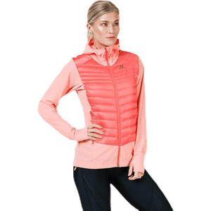 Salomon - Haloes Down Hybrid Hoodie Pink