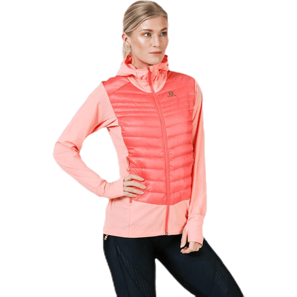 Salomon - Haloes Down Hybrid Hoodie Pink