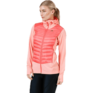 Salomon - Haloes Down Hybrid Hoodie Pink