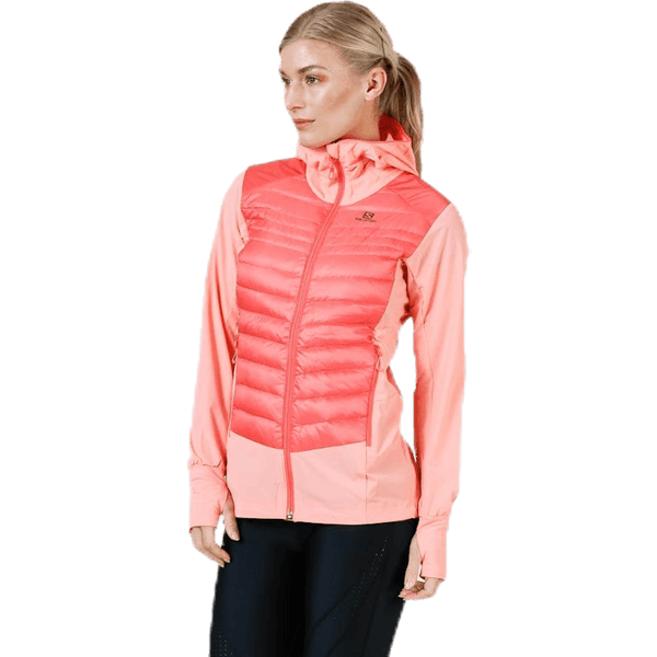 Salomon - Haloes Down Hybrid Hoodie Pink