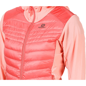 Salomon - Haloes Down Hybrid Hoodie Pink