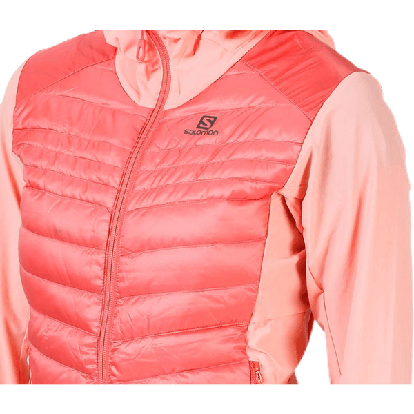 Salomon - Haloes Down Hybrid Hoodie Pink