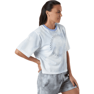Nike - Nsw Icn Clsh Ss Top Mesh Aop White