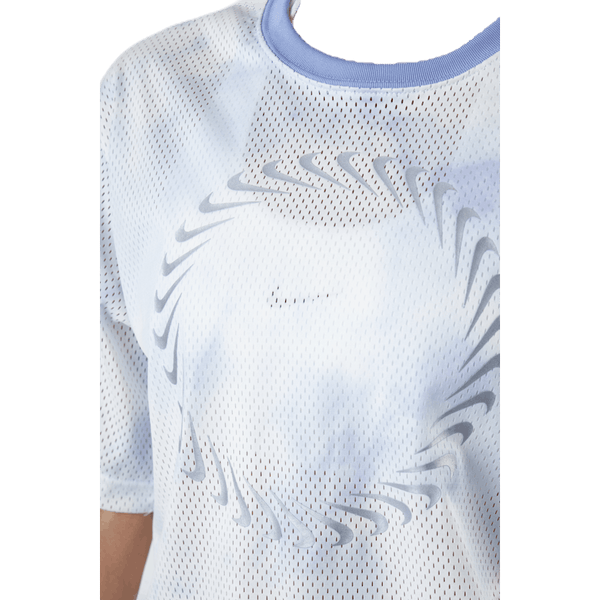 Nike - Nsw Icn Clsh Ss Top Mesh Aop White