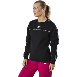 Nike - Nsw Crew Mlnm Flc White/Black