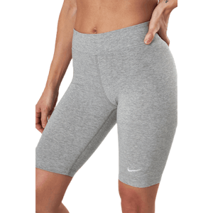 Nike - Sportswear Essential Women's Mid-Rise Bike Shorts DK GREY HEATHER/WHITE