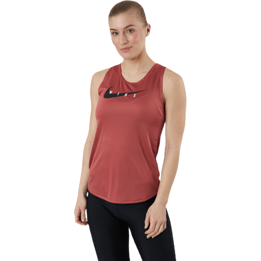Nike - Swoosh Running Tank Red