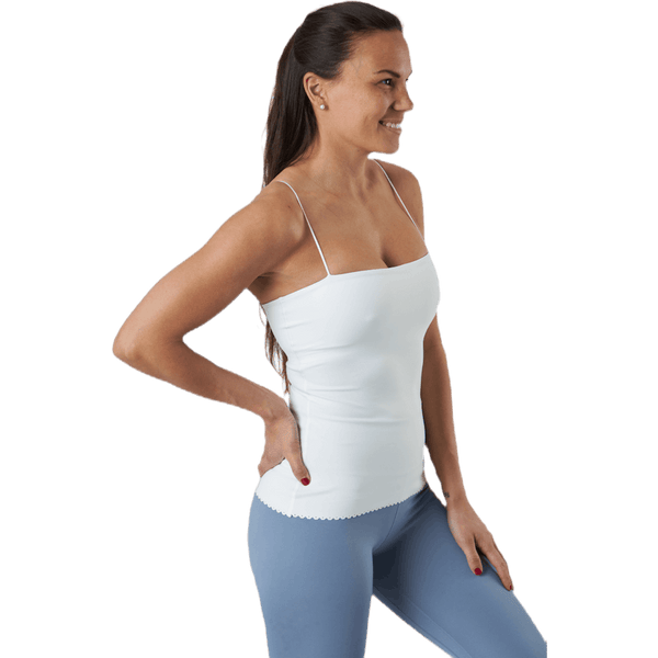 Nike - Yoga Luxe Eyelet Tank Top White