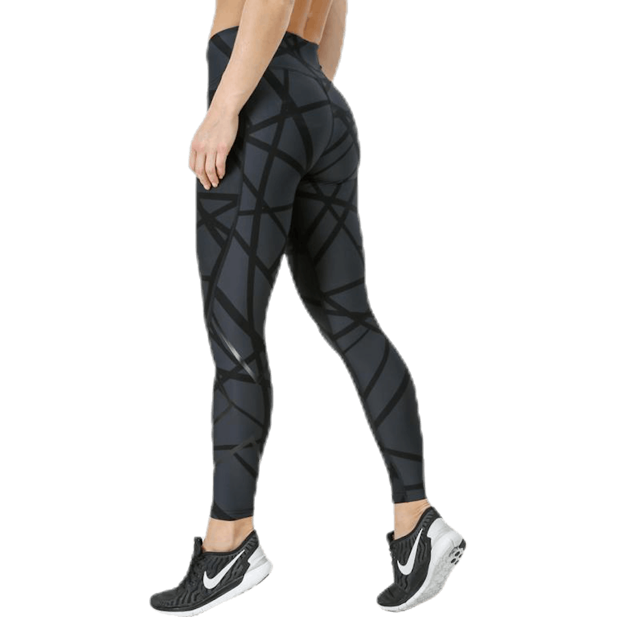 2XU - Print Mid-Rise Compression Tights W Black/Grey