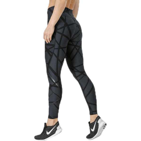 2XU - Print Mid-Rise Compression Tights W Black/Grey
