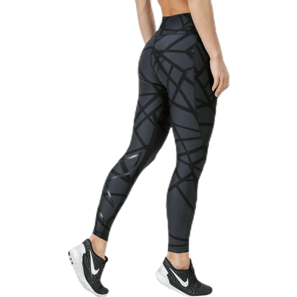 2XU - Print Mid-Rise Compression Tights W Black/Grey