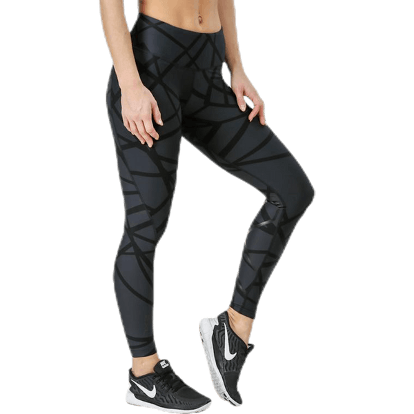 2XU - Print Mid-Rise Compression Tights W Black/Grey