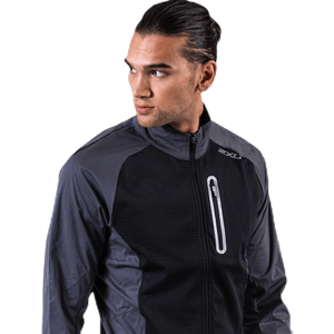 2XU - Wind Defence Membrane Jckt Black/Grey